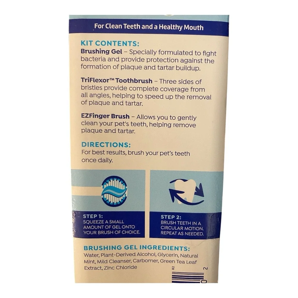Fresh Dental Oral Care‎ Dental Kit Dog Tooth Brush Pet Canine Odor Breath New